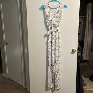 One piece jumpsuits white and black